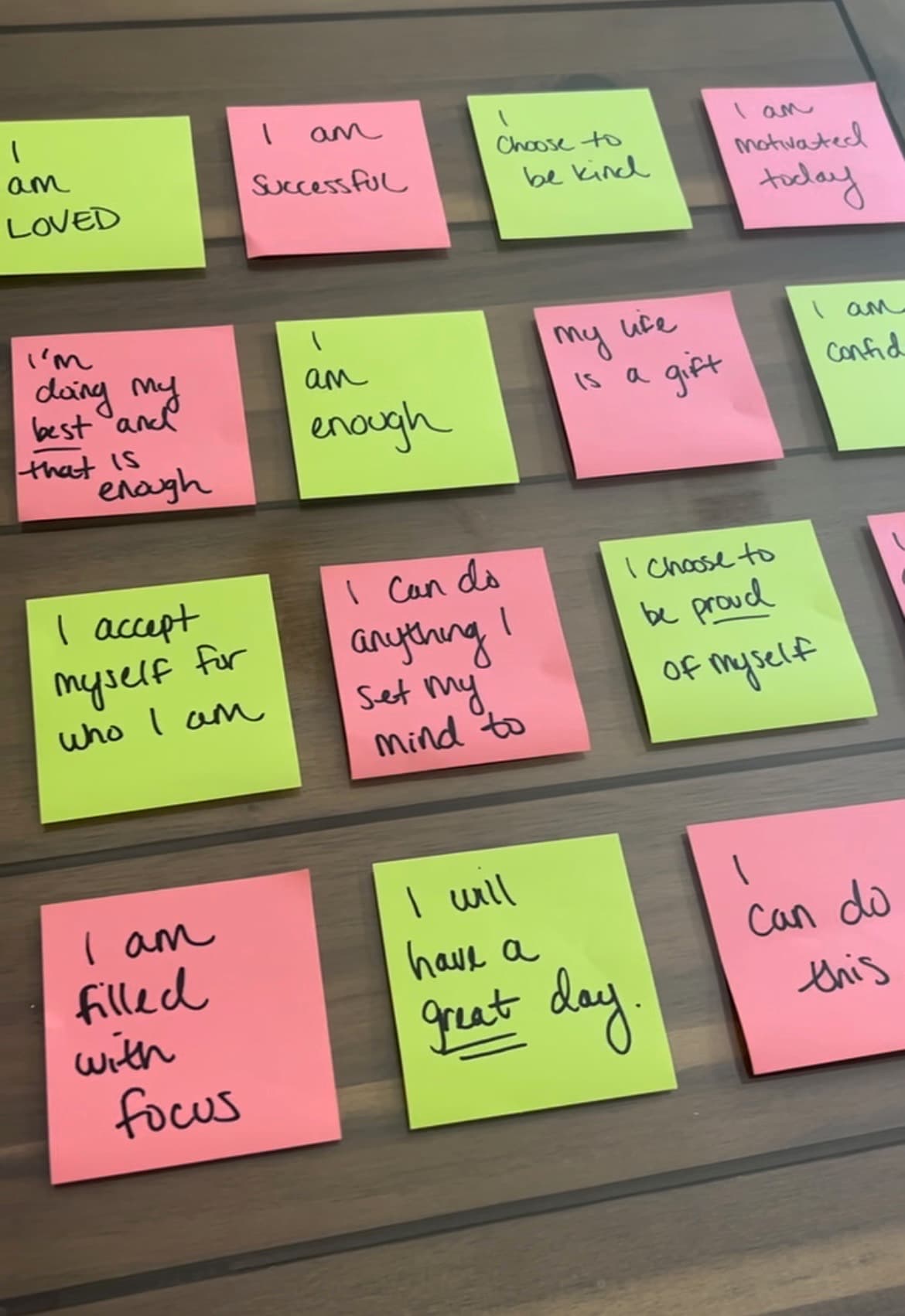 Power of positive affirmations