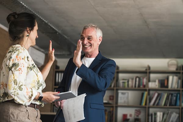 Couple High Five
