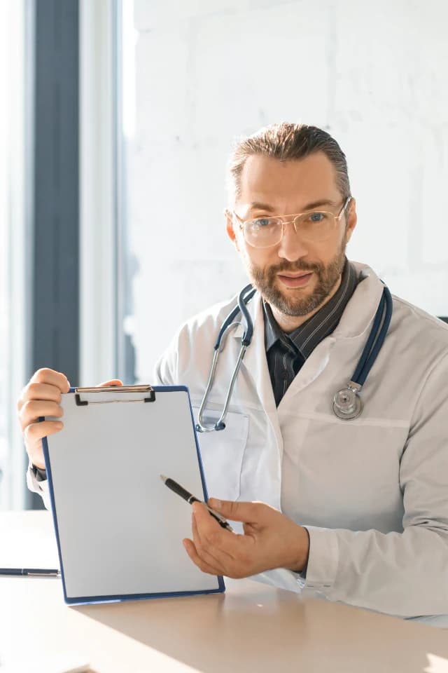 doctor with Clipboard