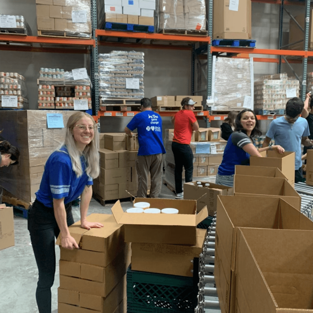 Volunteering at St Mary's Food Bank