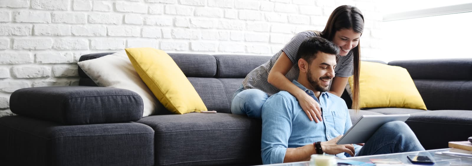 couple on couch