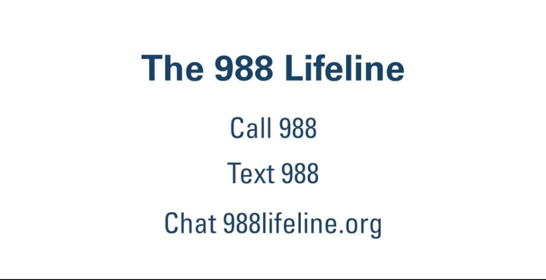 The 988 Lifeline