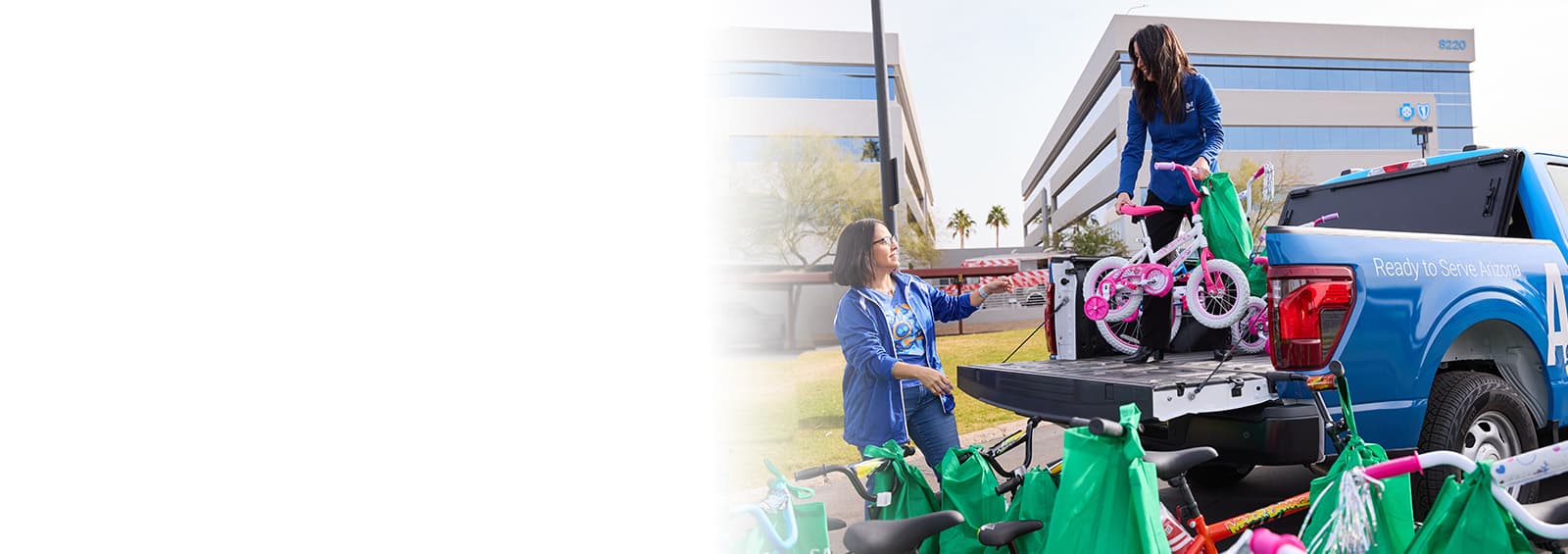 AZBlue In Action Hero