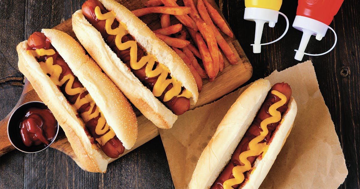 Hot dogs and french fries