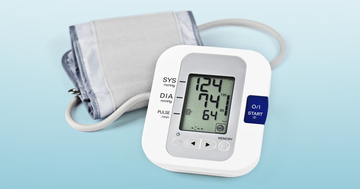 A home blood pressure monitor.